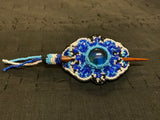 Beaded hair ornament with stick