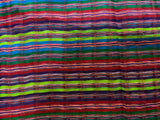 Guatemalan hand woven soft cotton scarf.  Approximately 12” x 53”